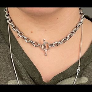 COPY - COPY - Toggle long link necklace..